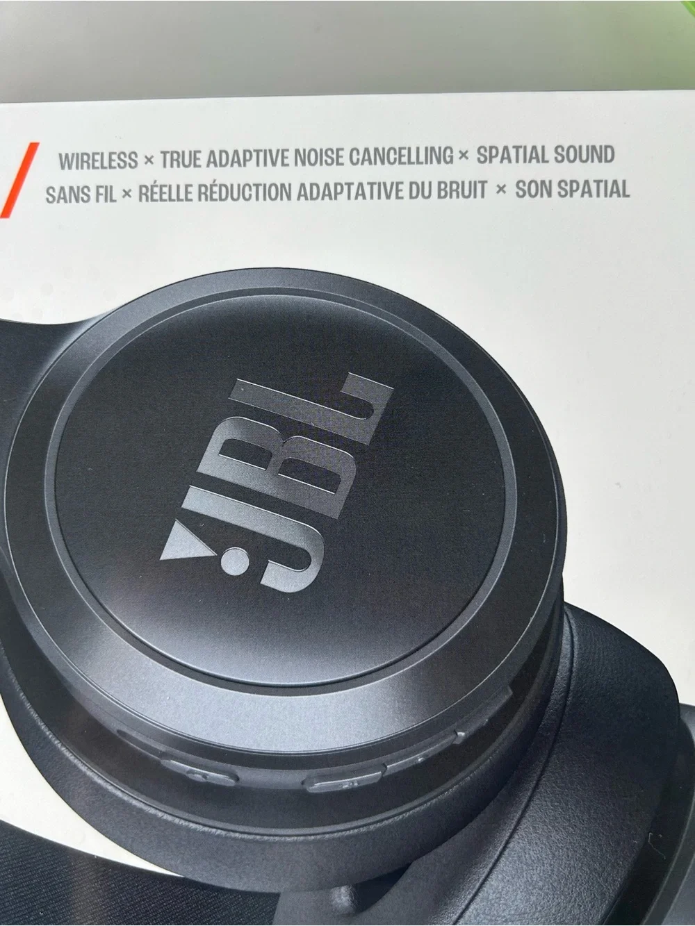 JBL Live 675NC Over-Ear Headphones - Black and Silver